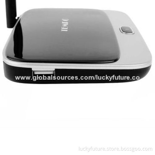 Android 4.2 RK3188 Quad Core TV Player with 2GB/8GB, Wi-Fi, BT, HDMI, LAN, AV, Dual Antennas